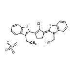 CAS#: 485403-51-8， 2-[(3Z)-2-Chloro-3-(3-Ethyl-1,3-Benzothiazol-2(3H)-Ylidene)-1-Cyclopenten-1-Yl]-3-Ethyl-1,3-Benzothiazol-3-Ium Perchlorate