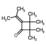 CAS#: 4868-12-6， 4-Isopropylidene-2,2,3,3-Tetramethylcyclobutanone