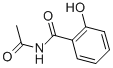 structure of CAS# 487-48-9, N-Acetylsalicylamide;N-Acetyl-2-Hydroxy-Benzamide;N-Ethanoyl-2-Hydroxy-Benzamide;Nsc525079