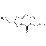 CAS#: 488151-08-2， Ethyl (2E)-5-Ethyl-2-(Methylimino)-1,3,4-Thiadiazole-3(2H)-Carboxylate