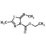 CAS#: 488151-10-6， Ethyl (2E)-5-Methyl-2-(Methylimino)-1,3,4-Thiadiazole-3(2H)-Carboxylate