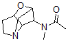 CAS#: 4914-36-7， N-((2R,3S,3aS,4S,6aS)-Hexahydro-2,4-methano-4H-furo(3,2-b)pyrrol-3-yl)-N-methyl-Acetamide