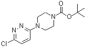 structure of CAS# 492431-11-5, 4-(6-Chloro-3-Pyridazinyl)-1-Piperazinecarboxylic Acid 1,1-Dimethylethyl Ester;4-(6-CHLOROPYRIDAZIN-3-YL)PIPERAZINE-1-CARBOXYLIC ACID TERT-BUTYL ESTER 95%;4-(6-CHLORO-PYRIDAZIN-3-YL)-PIPERAZINE-1-CARBOXYLIC ACID TERT-BUTYL ESTER;4-(6-Chloropyridazin-3-Yl)Piperazine-1-Carboxylicacidtert-Butylester95%