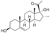 CAS 登录号：4927-26-8， 3beta,17-二羟基-16alpha-甲基孕甾-5-烯-20-酮