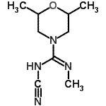 CAS#: 494763-16-5， N-Cyano-N',2,6-Trimethyl-4-Morpholinecarboximidamide