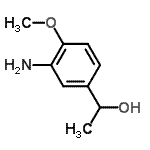 CAS#: 495406-77-4， 1-(3-Amino-4-Methoxyphenyl)Ethanol