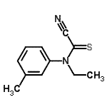 CAS#: 4955-58-2， 1-[(Cyanocarbonothioyl)(Ethyl)Amino]-3-Methylbenzene