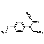 CAS#: 4955-64-0， 1-[(Cyanocarbonothioyl)(Ethyl)Amino]-4-Methoxybenzene