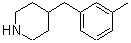 CAS#: 496056-53-2， 4-(m-Tolylmethyl)Piperidine