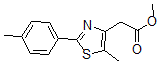CAS#: 496062-19-2， 5-Methyl-2-(4-Methylphenyl)-4-Thiazoleacetic Acid Methyl Ester