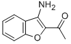 structure of CAS# 49615-96-5, 1-(3-Amino-1-Benzofuran-2-Yl)Ethanone;1-(3-Aminobenzofuran-2-Yl)Ethanone;1-(3-Amino-2-Benzofuranyl)Ethanone;Bas 01507301