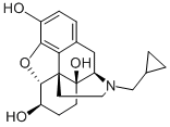 structure of CAS# 49625-89-0, 6-beta-Naltrexol Hydrochloride;Ncgc00165851-01;17-(Cyclopropylmethyl)-4,5-Epoxymorphinan-3,6Beta,14-Triol;6Alpha-Hydroxynaltrexone