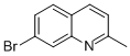 structure of CAS# 4965-34-8, 7-Bromo-2-Methylquinoline;7-BROMO-2-METHYLQUINOLINE;2-Methyl-7-Bromoquinoline