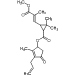 CAS#: 497-92-7， 3-Allyl-2-Methyl-4-Oxo-2-Cyclopenten-1-Yl 3-[(1E)-3-Methoxy-2-Methyl-3-Oxo-1-Propen-1-Yl]-2,2-Dimethylcyclopropanecarboxylate