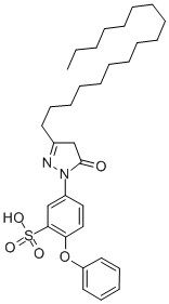 CAS#: 4971-48-6， 1-(3-Sulfo-4-Phenoxy)-Phenyl-3-Heptadecyl-Pyrazoline-5-One