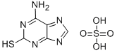 CAS#: 49722-97-6， 1,7-Dihydro-2H-Adenine-2-Thione Sulphate