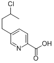 CAS#: 49751-46-4， 5-(3-Chlorobutyl)Pyridine-2-Carboxylic Acid