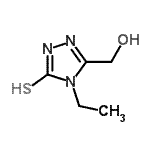 CAS#: 497854-97-4， (4-Ethyl-5-Sulfanyl-4H-1,2,4-Triazol-3-Yl)Methanol