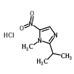 CAS#: 49791-86-8， 2-Isopropyl-1-Methyl-5-Nitro-1H-Imidazole Hydrochloride (1:1)