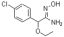 CAS#: 49872-89-1， 2-(4-Chlorophenyl)-2-Ethoxy-Acetamidoxime