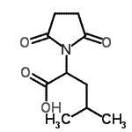 CAS#: 499183-16-3， 2-(2,5-Dioxo-1-Pyrrolidinyl)-4-Methylpentanoic Acid