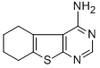 structure of CAS# 4994-88-1, 5,6,7,8-Tetrahydro-Benzo[4,5]Thieno[2,3-d]Pyrimidin-4-Ylamine;5,6,7,8-Tetrahydrobenzothiopheno[3,2-E]Pyrimidin-4-Amine;5,6,7,8-Tetrahydrobenzothiopheno[3,2-E]Pyrimidin-4-Ylamine;Oprea1_610205