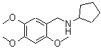CAS#: 499997-33-0， N-(2,4,5-Trimethoxybenzyl)Cyclopentanamine