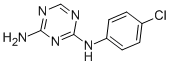结构式 CAS# 500-42-5, N-(4-氯苯基)-1,3,5-三嗪-2,4-二胺