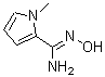 structure of CAS# 500024-87-3, N'-Hydroxy-1-Methyl-1H-Pyrrole-2-Carboximidamide;1H-pyrrole-2-carboximidamide, N'-hydroxy-1-methyl-;MFCD09751628;MFCD18447670