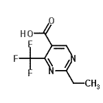 CAS#: 500130-77-8， 2-Ethyl-4-(Trifluoromethyl)-5-Pyrimidinecarboxylic Acid