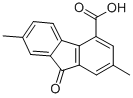 structure of CAS# 500536-41-4, 2,7-Dimethyl-9-Fluorenone-4-Carboxylic Acid
