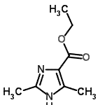 structure of CAS# 500890-03-9, Ethyl 2,5-Dimethyl-1H-Imidazole-4-Carboxylate;ethyl 2,5-dimethyl-1H-imidazole-4-carboxylate;NSC254969