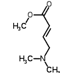 structure of CAS# 501332-25-8, Methyl (2E)-4-(Dimethylamino)-2-Butenoate;(2e)-4-(dimethylamino)-2-butenoic acid methyl ester;(E)-methyl 4-(dimethylamino)but-2-enoate;(E)-methyl-4-(dimethylamino)but-2-enoate