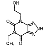 CAS#: 501655-67-0， 6-Ethyl-4-(2-Hydroxyethyl)-2H-[1,2,3]Triazolo[4,5-d]Pyrimidine-5,7(4H,6H)-Dione