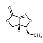 CAS#: 501666-72-4， (3R,3aS)-3-Ethyl-3A,4-Dihydro-3H,6H-Furo[3,4-c][1,2]Oxazol-6-One