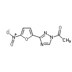 CAS#: 5019-61-4， 1-[3-(5-Nitro-2-Furyl)-1H-1,2,4-Triazol-1-Yl]Ethanone