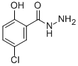 structure of CAS# 5022-48-0, 5-Chloro-2-Hydroxy-Benzoic Acid Hydrazide;5-Chloro-2-Hydroxy-Benzohydrazide;St5411573;Zinc00163459
