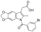 CAS#: 50332-02-0， 5-(3-Bromobenzoyl)-6-Methyl-5H-1,3-Dioxolo[4,5-f]Indole-7-Acetic Acid