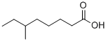 structure of CAS# 504-99-4, 6-Methyloctanoic Acid;6-Methylcaprylic Acid;(+)-6-Methyl Caprylic Acid;6-Methyl-Octanoic Acid