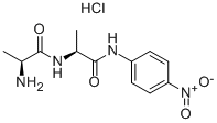 structure of CAS# 50450-81-2, H-Ala-Ala-Pna;L-ALANYL-N-(4-NITROPHENYL)-L-ALANINAMIDE HYDROCHLORIDE;L-ALANYL-L-ALANINE P-NITROANILIDE HYDROCHLORIDE;L-ALANYL-L-ALANINE 4-NITROANILIDE HYDROCHLORIDE
