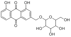 CAS#: 50488-89-6， Aloe-emodin-3-(hydroxymethyl)-O-β-D-glucopyranoside