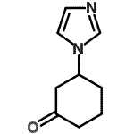 structure of CAS# 505062-29-3, 3-(1H-Imidazol-1-Yl)Cyclohexanone;3-(1H-imidazol-1-yl)cyclohexanone