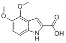 structure of CAS# 50536-49-7, 4,5-Dimethoxy-1H-Indole-2-Carboxylic acid;4,5-DIMETHOXY-1H-INDOLE-2-CARBOXYLIC ACID