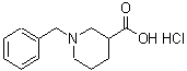 structure of CAS# 50585-92-7, 1-Benzylpiperidine-3-Carboxylic Acid Hydrochloride;1-BENZYLPIPERIDINE-3-CARBOXYLIC ACID HYDROCHLORIDE