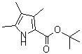 structure of CAS# 50634-31-6, Tert-Butyl 3,4,5-Trimethyl-2-Pyrrolecarboxylate