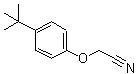 结构式 CAS# 50635-24-0, (4-叔丁基-苯氧基)乙腈