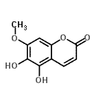 CAS#: 50656-75-2， 5,6-Dihydroxy-7-Methoxy-2H-Chromen-2-One