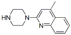 structure of CAS# 50693-78-2, 4-Methyl-2-Piperazin-1-Yl-Quinoline;4-METHYL-2-PIPERAZIN-1-YL-QUINOLINE
