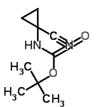 结构式 CAS# 507264-68-8, 叔-丁基N-(1-氰基环丙基)氨基甲酸酯