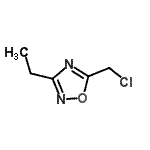 结构式 CAS# 50737-34-3, 5-(氯甲基)-3-乙基-1,2,4-恶二唑